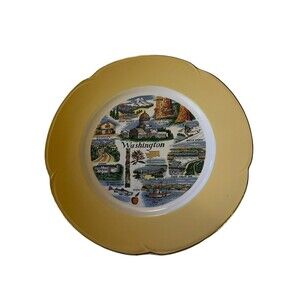 Anco Washington Souvenir Plate Vintage Collectible Made In Japan
